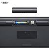 Sanwa Supply Wireless Quiet Keyboard (2.4GHz Wireless/No Numeric Keypad) SKB-WL38BK