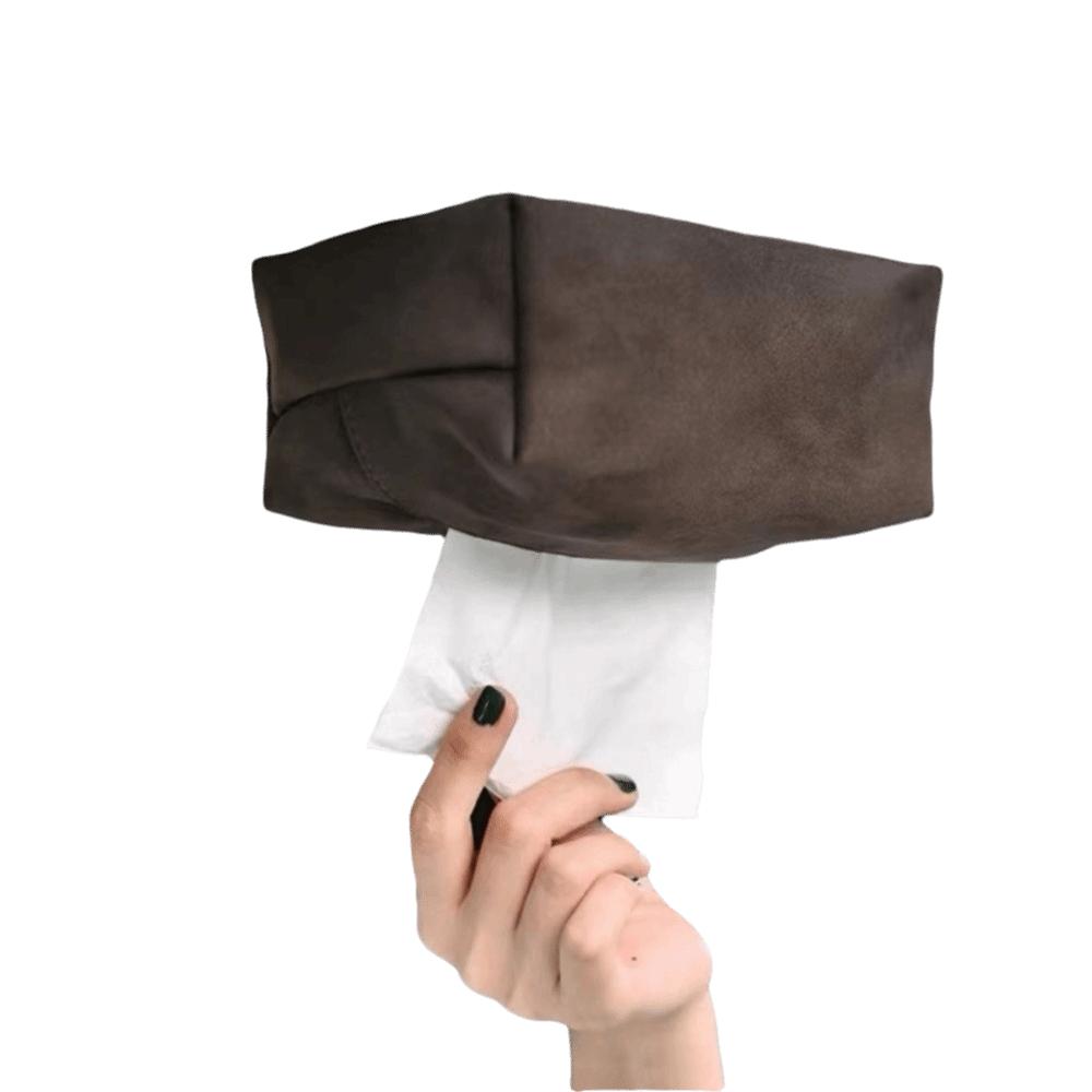 

Luxury Style Magnetic Tissue Box Magnetic Design Car Tissue Holder Car Interior кофейный