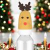 5x REINDEER cap for a bottle of liqueur, cutlery CHRISTMAS TABLE DECORATION