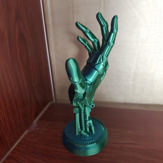 Game Controller Holder Stand 3D Printed Universal Gaming Headphone Controller Stand Mechanical Hand Statue