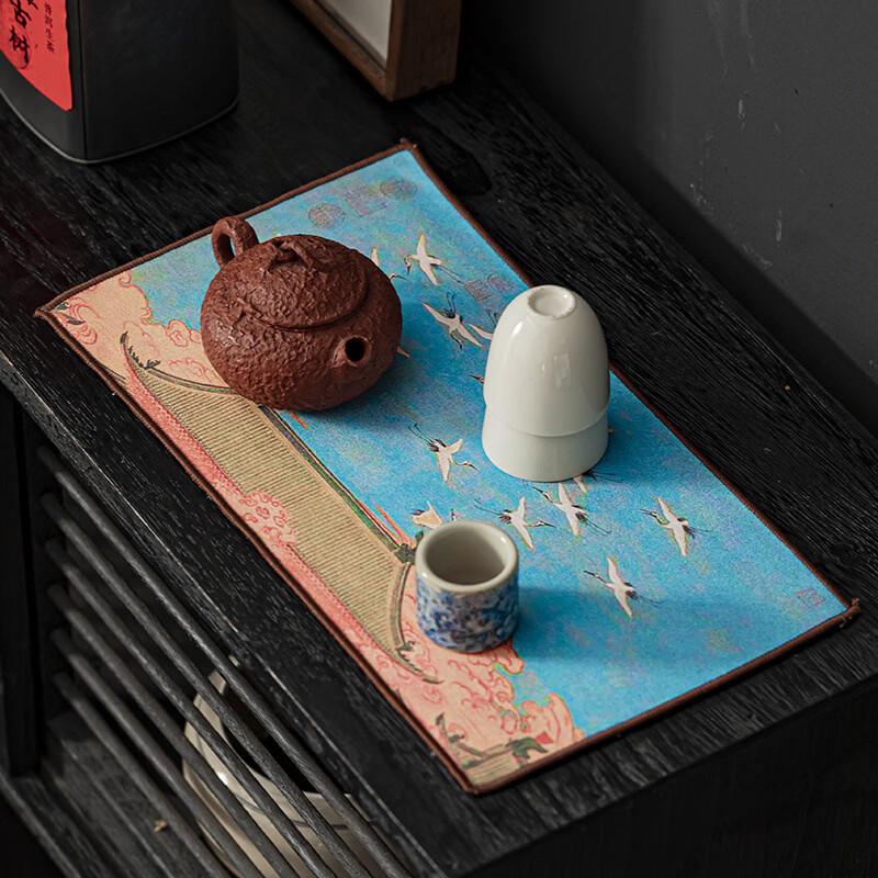 Absorpční utěrka a podložka v čínském stylu (2 balení)