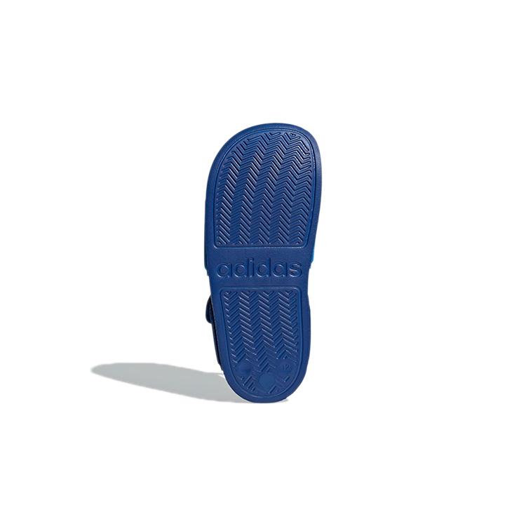 New Adidas Adilette Casual Sports Sandals Blue Kids' GW0343