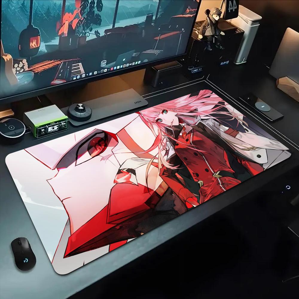 zero two Mouse Pad 500X1000 mm Large Gaming Mousepad Gamer XL Rubber Otaku Keyboard Pad Laptop Desk Mat