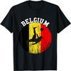 Belgien Fußball Belgischer Stolz Belgie Belgien Belgien Fahne T-Shirt