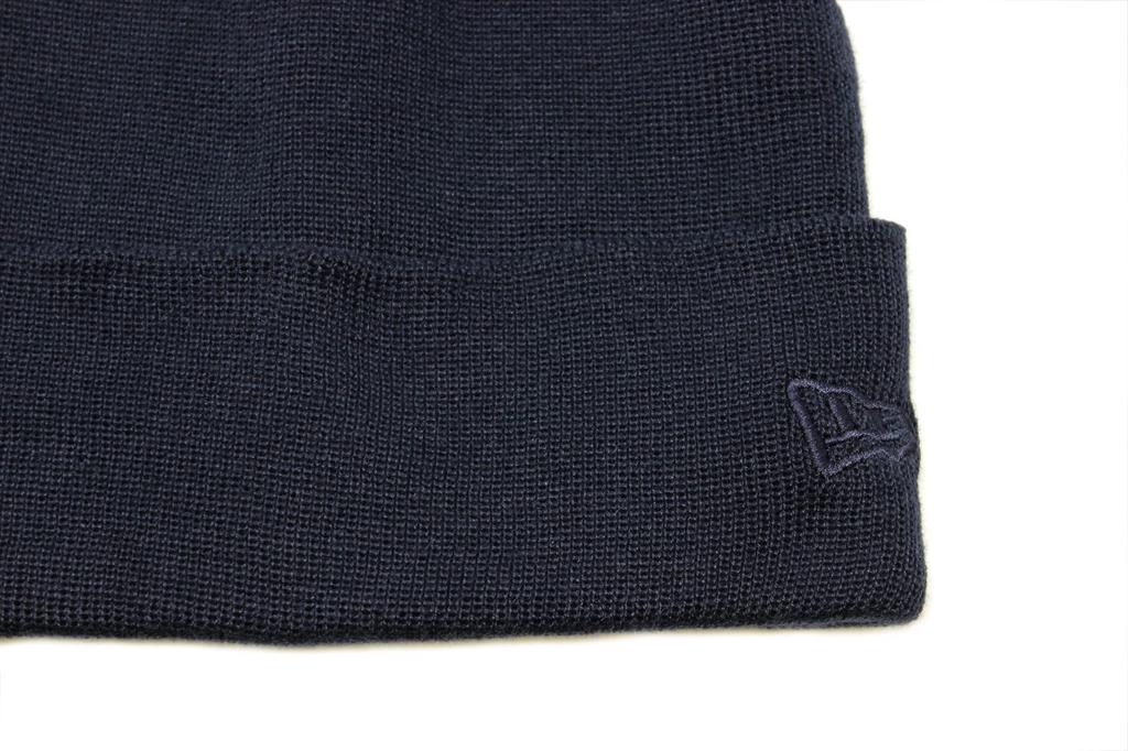 [New Era] Knit Hat Beanie Recycled Cuff Beanie Knit Cap DEEP NAVY