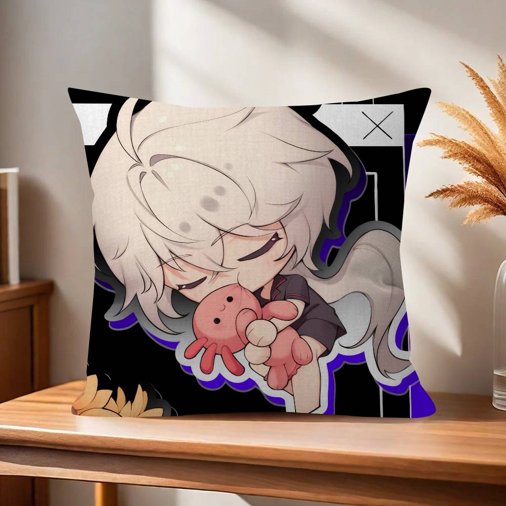Game Date with Hot Death  Pillow Cushion Cover Pillowcase Living Room Sofa Home Decor Customized