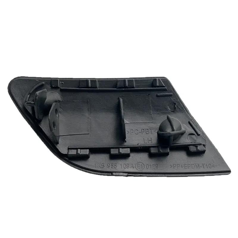 For VW Golf 5 Jetta A5 MK5 2006-2009 1 2PCS New Primed Front Bumper Grill Headlight Lamp Washer Cover Cap Trim