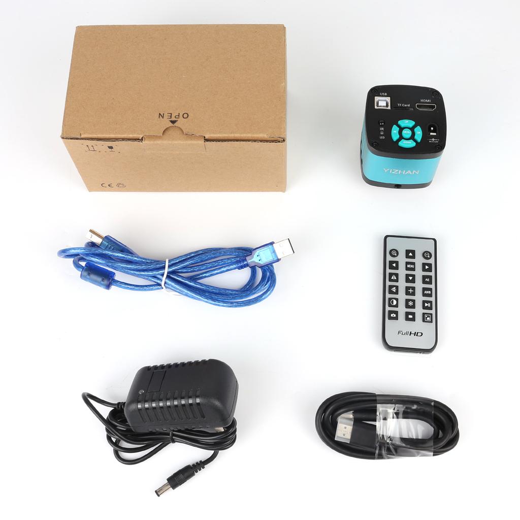 48MP HDMI mikroskop 150X digitální HD kamera Šperky LED lampa Zvětšení Objektiv Širokoúhlý displej Nastavitelný skládací držák