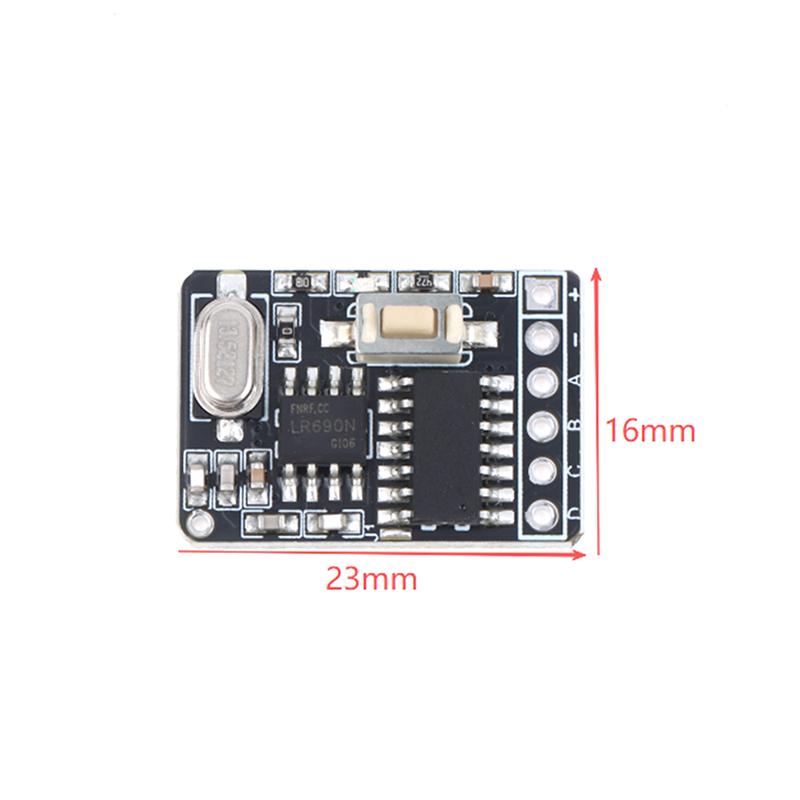 DC3-5V 433MHz Drahtloser Fernbedienungs-Sender RF Lerncode Dekodierer Empfängermodul 4-Kanal Rx480E Elektronik-Kit