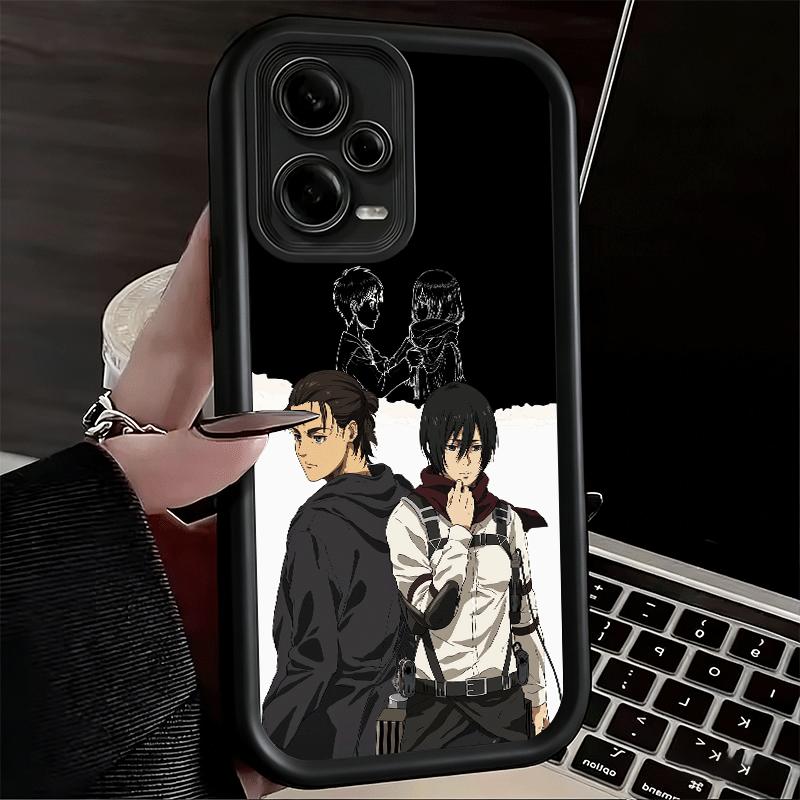 Phone Case for Xiaomi Redmi Note 15 14 13 Pro Plus A-Attack On T-Titan Mikasa Shell 12S 11 11S 11T 5G 14S Soft Silicone Funda