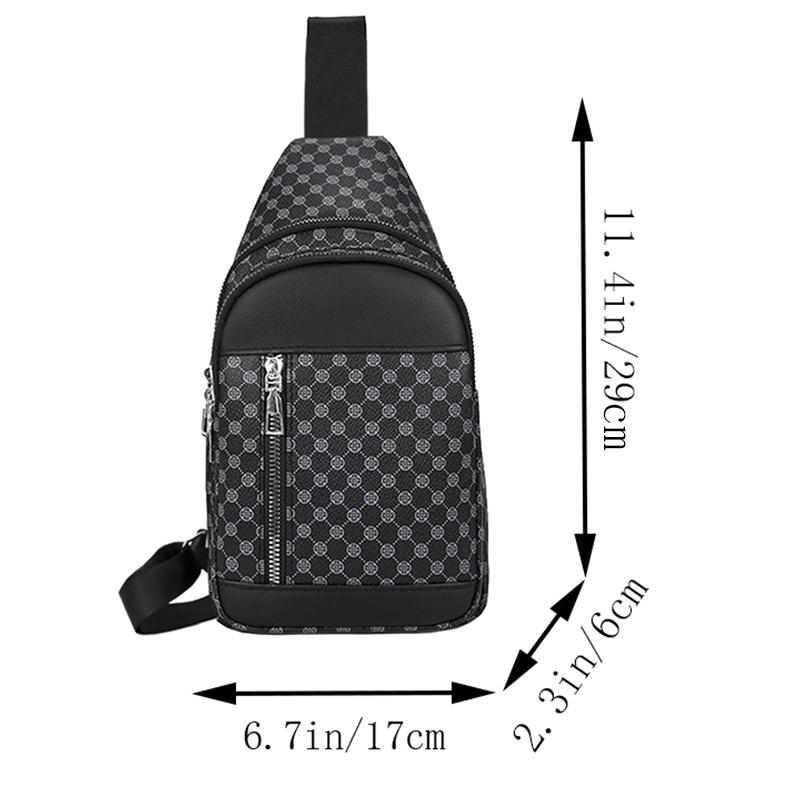 The neutral shoulder bag for men and women is suitable for travel and has multi-functional features.