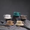 Shangqi Kiln-Glasur Keramik Kaffeetasse und Untertasse Set
