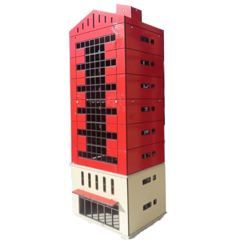 

[Butterbur buds] N gauge structure (Building 35)