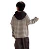 Boy S Striped Hoodie Long Sleeve Casual Sweatshirt For Big Kids