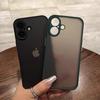 Stoßfeste Armor Matt Hülle Für iPhone 17 16 15 14 13 12 11 Pro Max X XR XS 8 7 Plus Luxuriöser Silikon Stoßfänger Klare Harte PC Abdeckung
