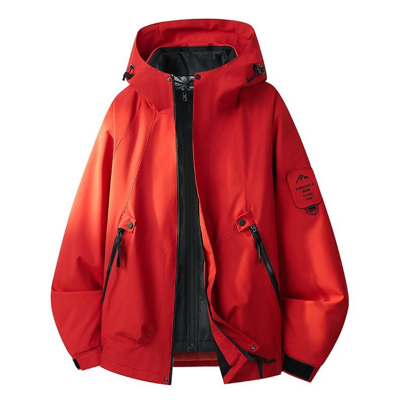 3-in-1 Detachable Windproof Waterproof Hiking Jacket Men Women Outdoor Camping Trekking Fall Winter