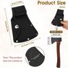 Axe Head Sheath Holster Hatchet Cover for 1-1/4lb Axe Ax Head Sheath Holster Hatchet Blade Protector for Outdoor Work Axe Cover