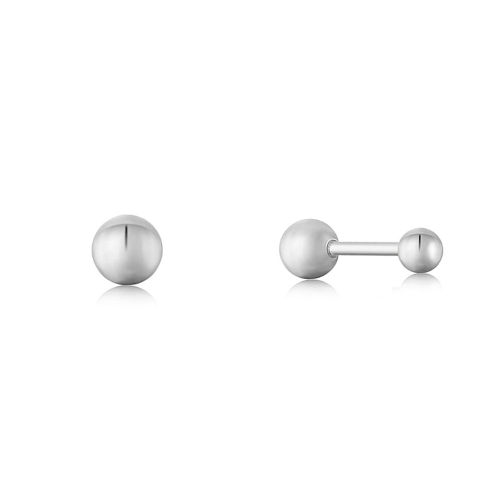 Mini Spear Barbell Single 925 Silver Single Piercing E035-01H