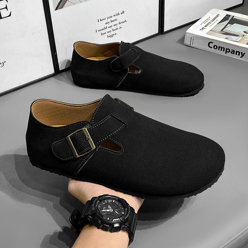 Pánské Birkenstocks 2025 podzim nové módní všestranné nazouvací boty Doudou prodyšné deodorantové nízké ležérní plátěné boty