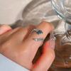 Stainless Steel Exaggerated Snake Texture Rings for Women Men New Personality Adjustable Opening Rings Party Jewelry Accessories