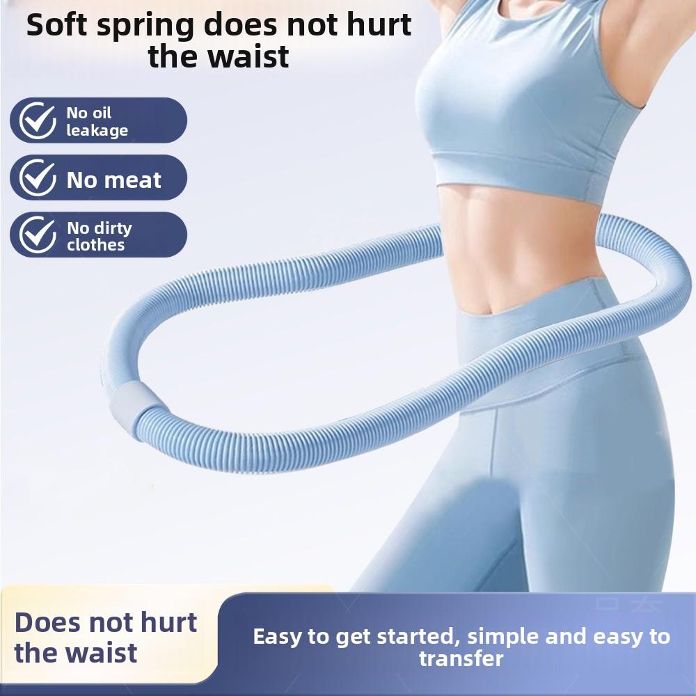 Without Harm Sports Hoop Waist Trainer Weighted Exercise Hoops  Waist-friendly Fitness