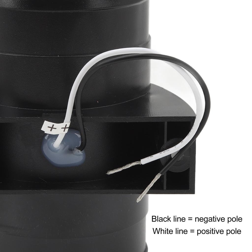 3in Ventilation Inline Duct Fan 12V 5 Blade High Air Flow Quiet Operation Exhaust Fan Accessories for RV Boat Yacht