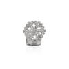 18K Gold Zirconia Snowflake Grillz with Openwork Design.