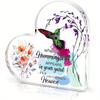 2D Flat Acrylic Heart-shaped Decoration, Indoor and Outdoor Decoration - No Battery/electricity Required, Free Day Decoration, Shop Decoration, Durabl