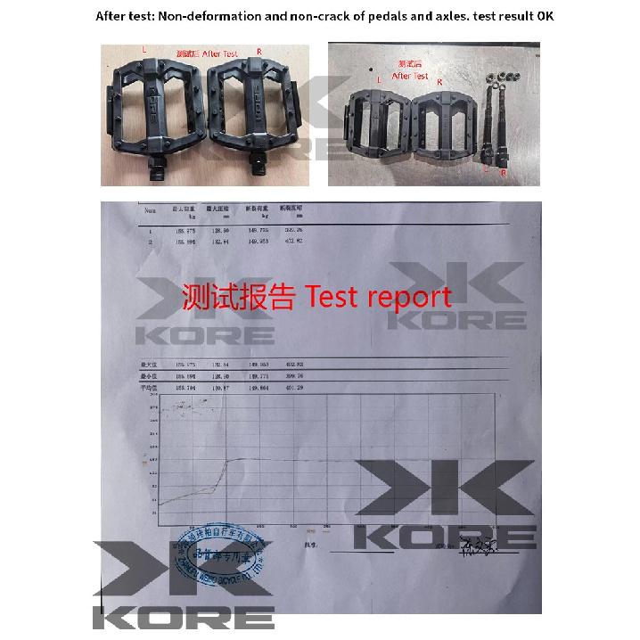 KORE Bicycle Pedals Anti-slip Ultralight Nylon Water-proof Footrest Road BMX MTB Flat Platform Bicycle Parts Accessories K916