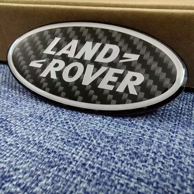 For Land Rover Range Rover Vogue Sport, Carbon Fiber Front Grille Emblem, Evoque, Discovery Sport, Velar, Chery, Rear Trunk Embl ik20