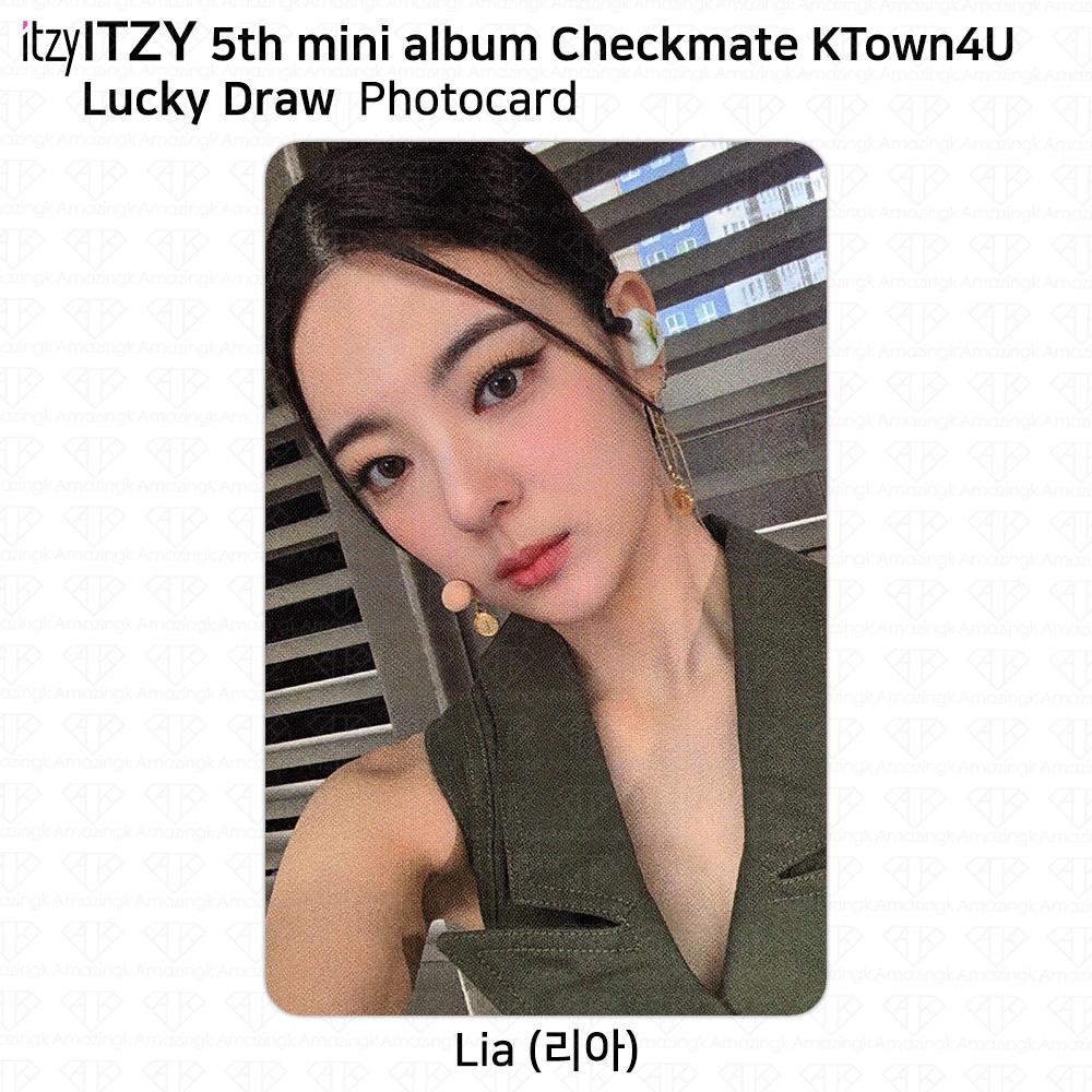 ITZY 5th Mini Album Checkmate Official Photocard KTown4U Lucky Draw