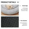 Long Plush Dog Bed, Pet Round Bed, Anti-anxiety Ped Bed Mat, Pet Bed Sofa Cushion For Small Medium Dog Calming Plush Pet Sofa