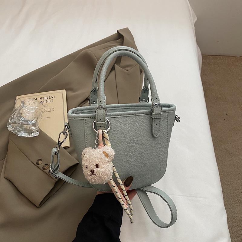 Premium Sense Simple Portable Small Bag Women's 2025 New Versatile Shoulder Bucket Bag Messenger Bag