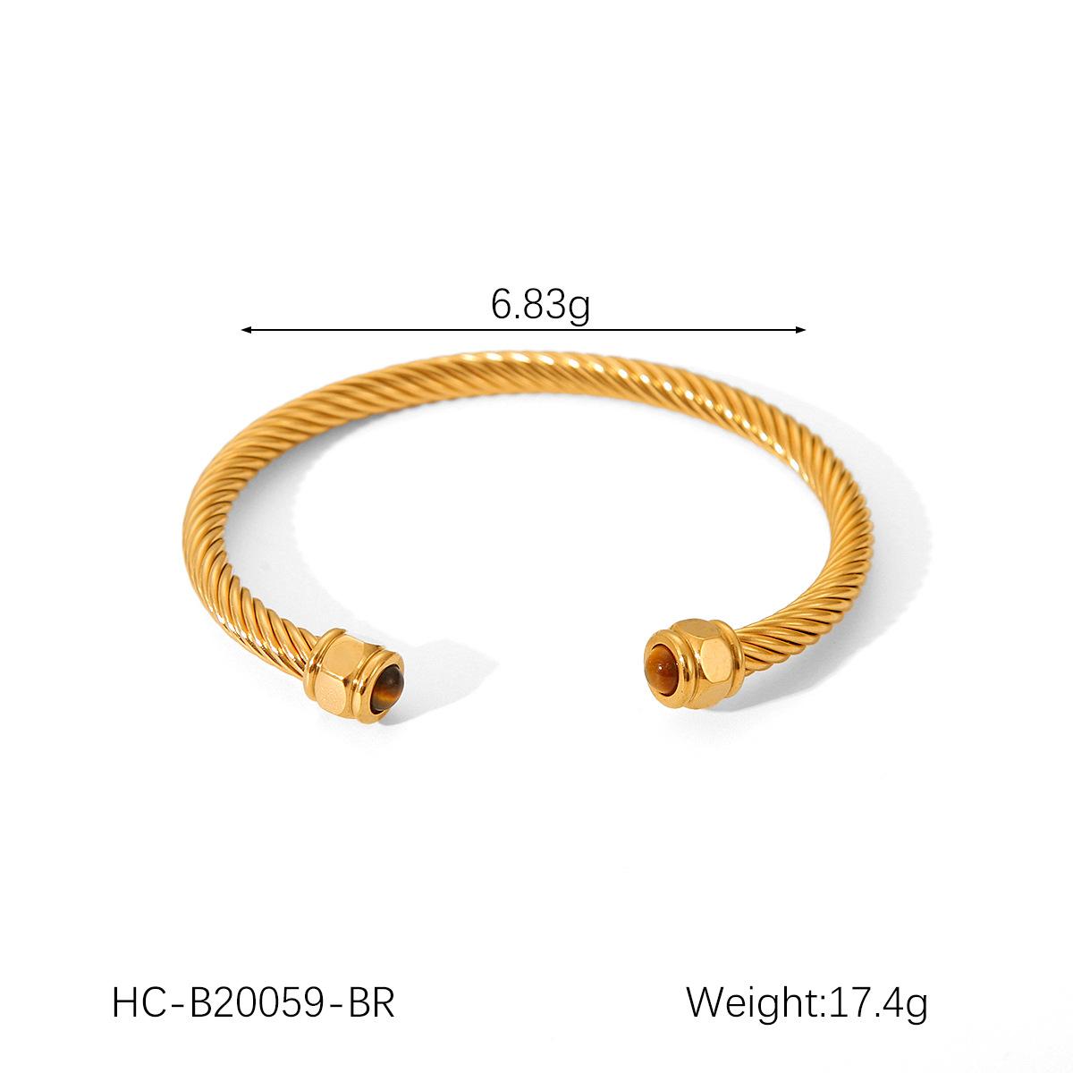 Unique Trendy C-shaped Titanium Steel Bracelet, Stylish Versatile Stainless Steel Bangle, Women s Twisted Bracelet красный