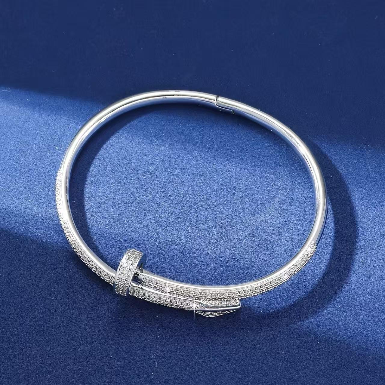 Nail Bracelet Light Luxurious Versatile Open