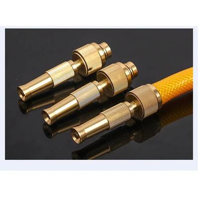 1Set High Pressure Water Spray Torch Nozzle with Quick-connect Connector Brass Plating Washing Machine Nozzle 1/2" 3/4"