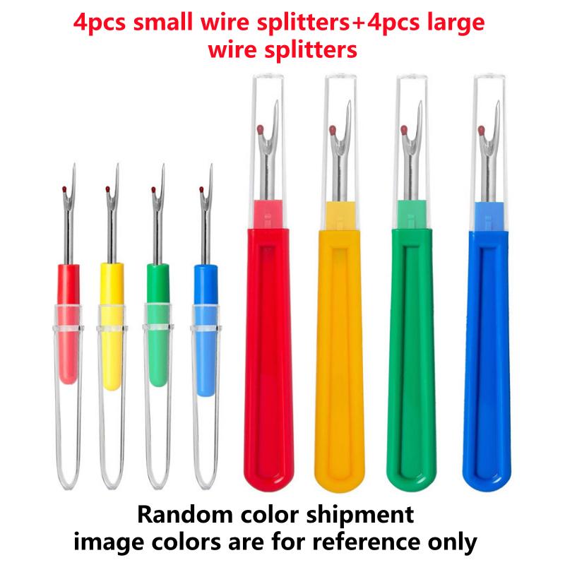 5Pcs Blue Sewing Seam Ripper Kit Colorful Sewing Stitch Thread Unpicker Seam Ripper Thread Cutter Scissor for Thread Remove