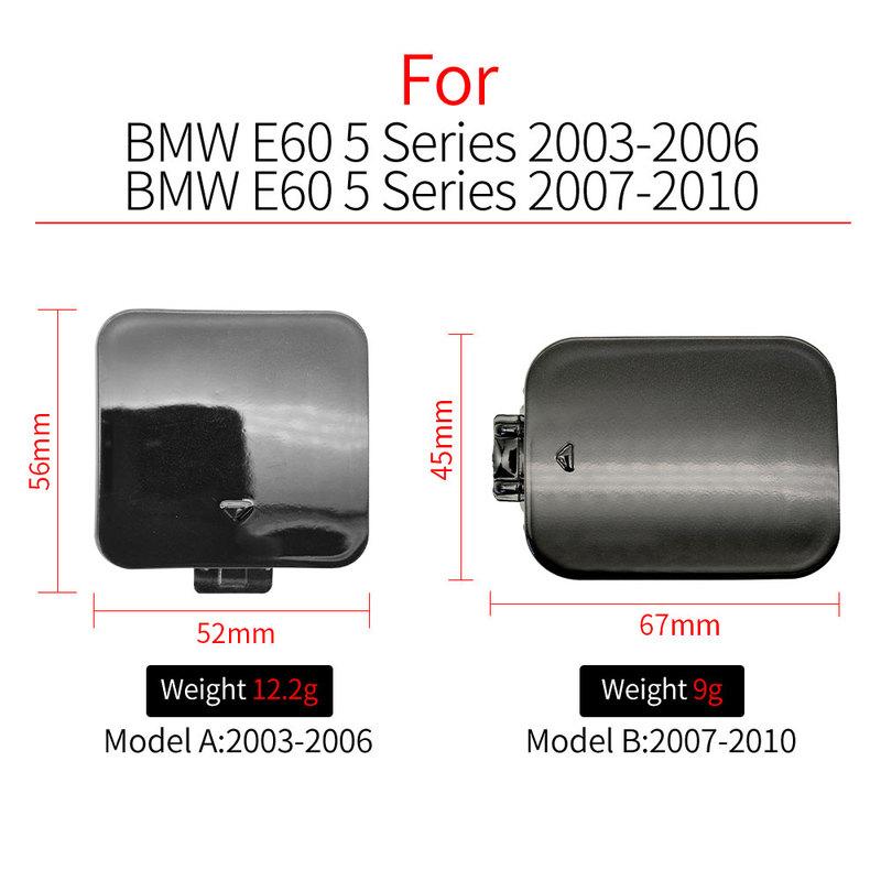 Car Front Bumper Tow Hook Cover Cap Trailer Cover Accessory Black White For BMW 5 Series E60 2003-2010 520 523 525 530 535i