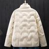 Light Down Cotton Jacket Female Short Winter New Shiny Stand-up Collar Fashion Cotton Clothes Small Ladies Winter Jacket