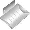 Soap Dish Soap Dish Soap Tray Soap Holder Wall-mounted Non-perforated Drain Soap Box Shelf for Holding Soap