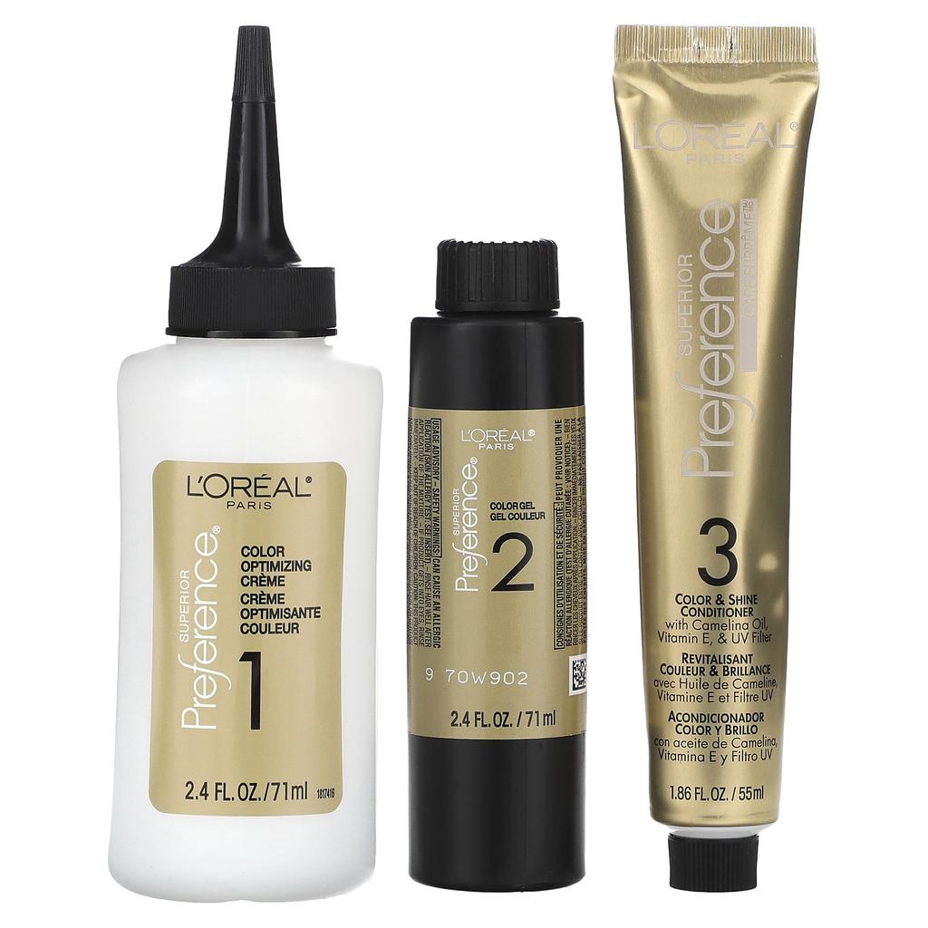 L'Oréal, preferowany, kolor odporny na blaknięcie, naturalny blond, jednorazowa aplikacja