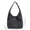 Japanese Large Capacity Casual Canvas Bag, Corduroy Women's Shoulder Bags, Fashi, Versatile , Suitable for Commute To School