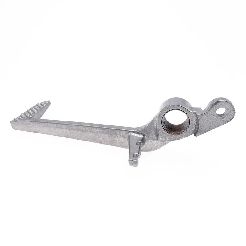 1 Piece Silver Aluminum Motorcycle Rear Brake Lever Foot Rest Pedal Motorcycle Parts For YAMAHA YZF1000 R1 2004 2005 2006