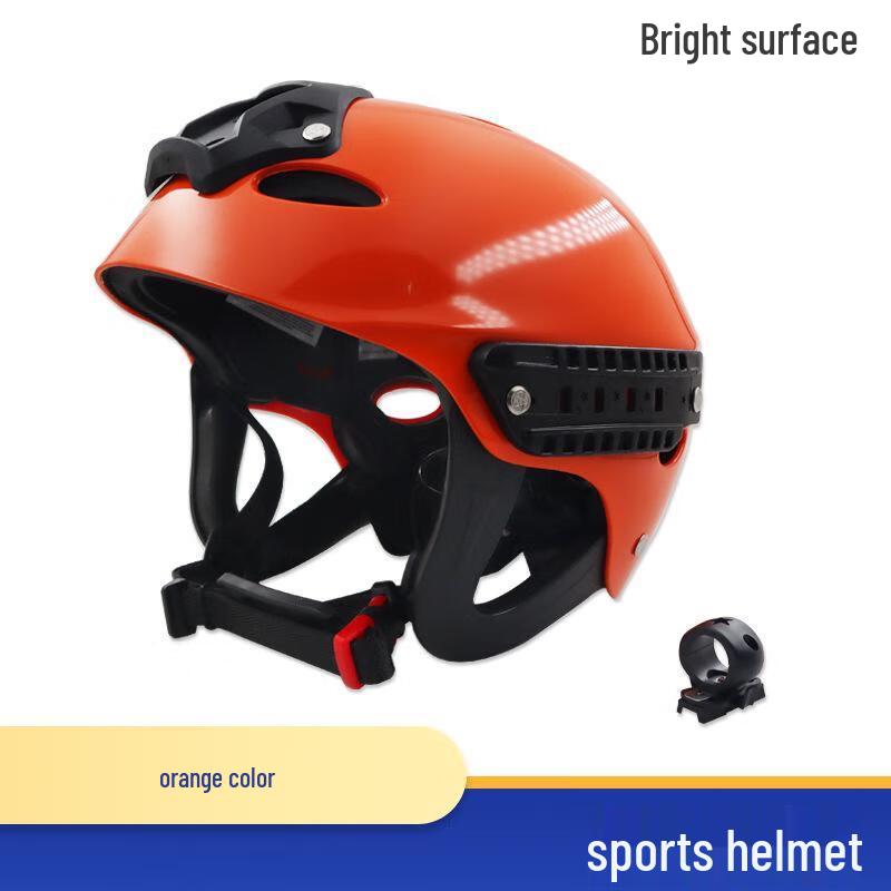 QINXING Water Rescue Helmet with Camera Mount Glossy