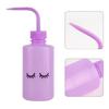 Eyelash Cleansing Bottle Plastic Lash Washer Bottle Leakproof Water Squeeze Dropper Easy Control Nozzle