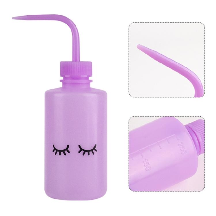 Eyelash Cleansing Bottle Plastic Lash Washer Bottle Leakproof Water Squeeze Dropper Easy Control Nozzle