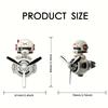 [Flying Diffuser for Cars] Future Warrior Creative Car Aromatherapy Diffuser, ABS Material, Rotating Propeller, 2 Odorless Compression,No Battery