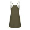 Womens Summer Sleeveless Dress V Neck Adjustable Spaghetti Strap Athletic Short Dress With Pockets