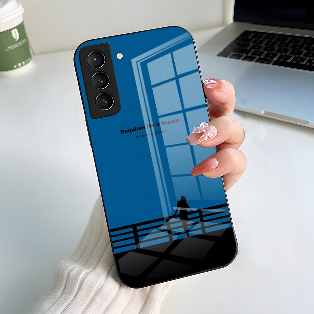 R-Requiem For A D-Dream Phone Case For Samsung A56 A36 A26 A16 A15 A25 A35 A55 A14 A34 A24 A54 Glass Case
