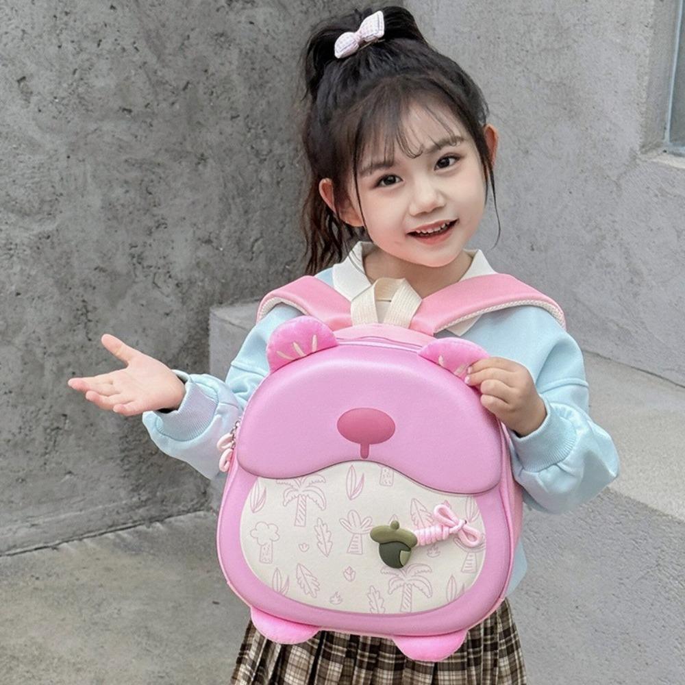 Oxford Cartoon Kids Backpacks Bear Toddler Daycare Bag Fashion Children's School Bag  Boys